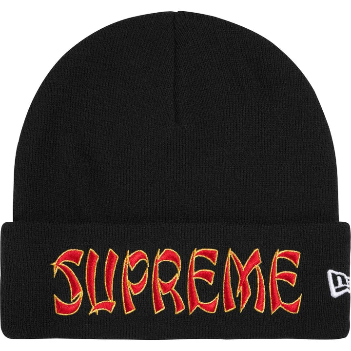 SUPREME New Era® Action Beanie Black