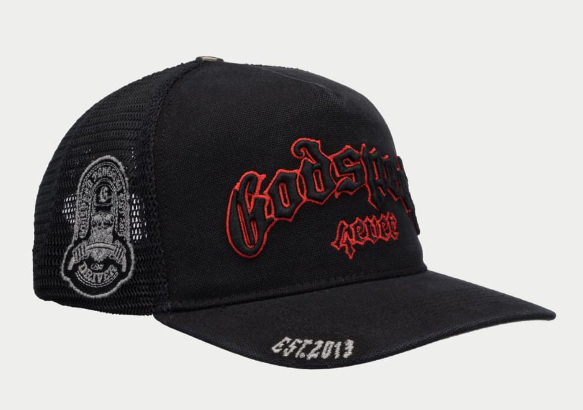 GODSPEED GS FOREVER TRUCKER HAT - BLUE-ORANGE - O/S
