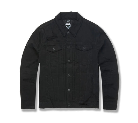 KIDS BAYSIDE DENIM TRUCKER JACKET ( BLACK)-JJ955RK