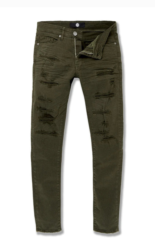 SEAN - TRIBECA TWILL PANTS (ARMY GREEN) -JS955RK