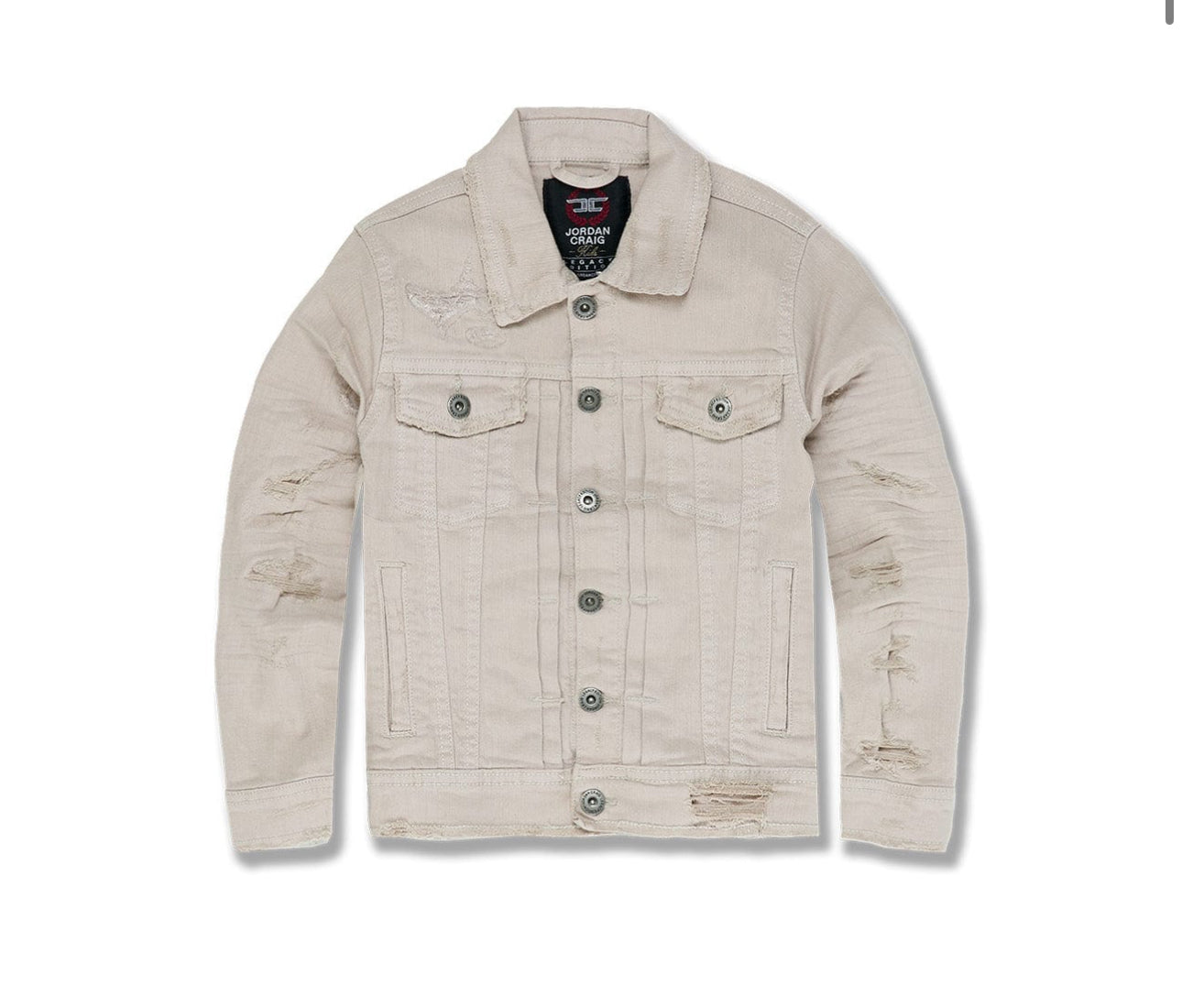 KIDS TRIBECA TWILL TRUCKER JACKET (LATTE)-JJ900RK