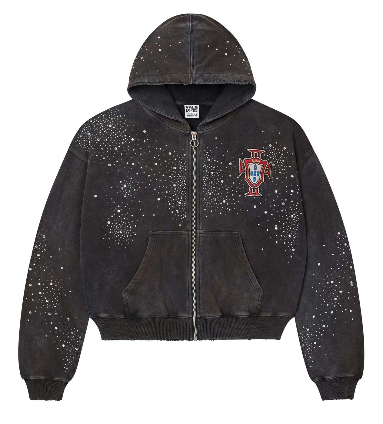 VALLEY Forever Classico Zip Up Hoodie Black