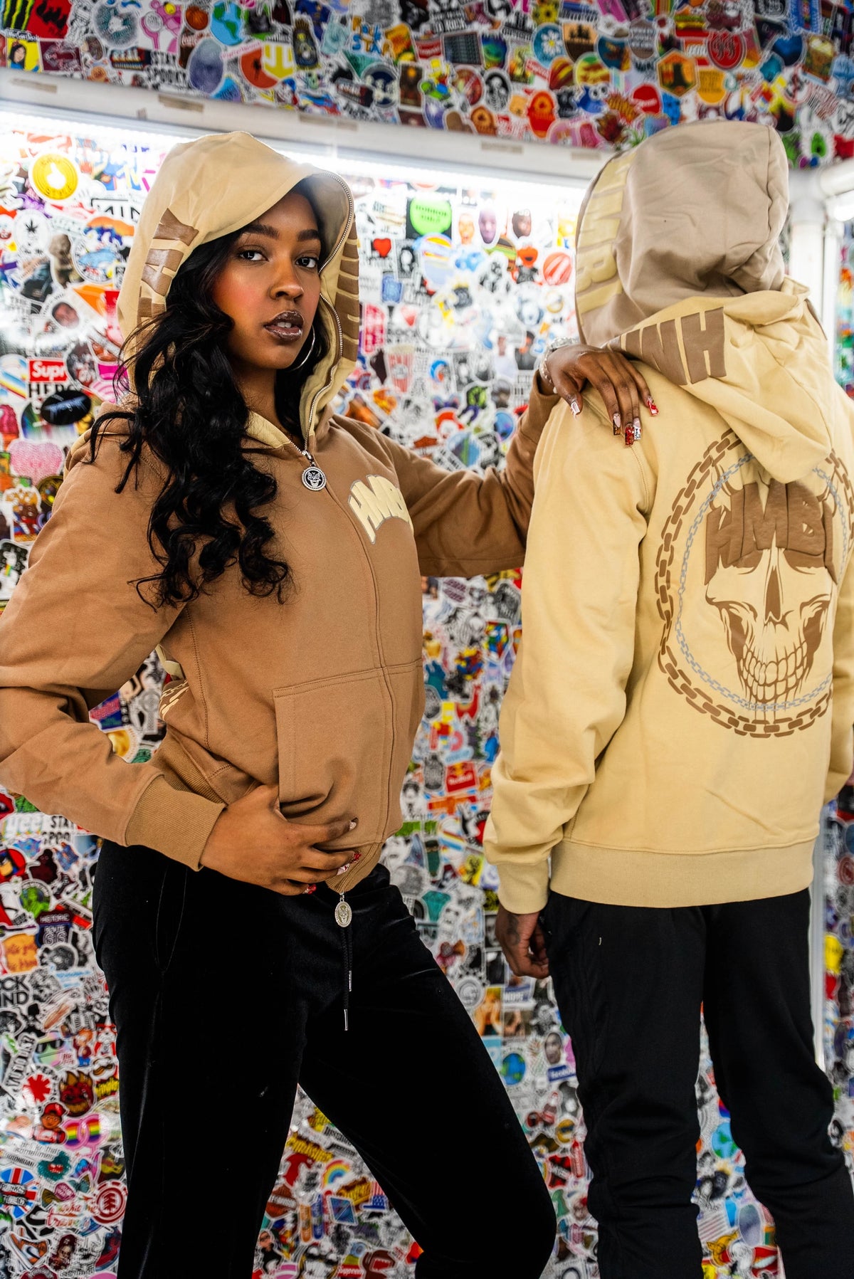 HMBL OG Sand Double Full Zip Hoodie
