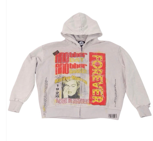 FOREVERSITUATED Love Is Danger Zip Up