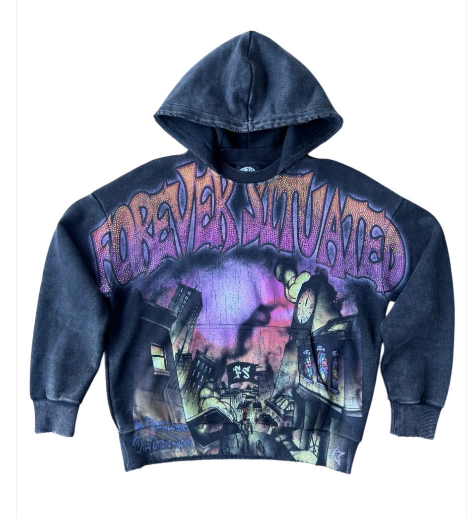 FOREVERSITUATED Reality Crashes Hoodie