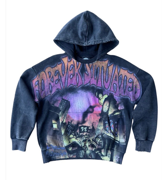 FOREVERSITUATED Reality Crashes Hoodie