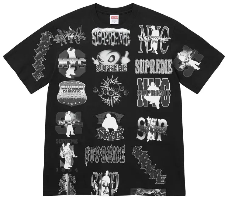 Supreme flash tee Black
