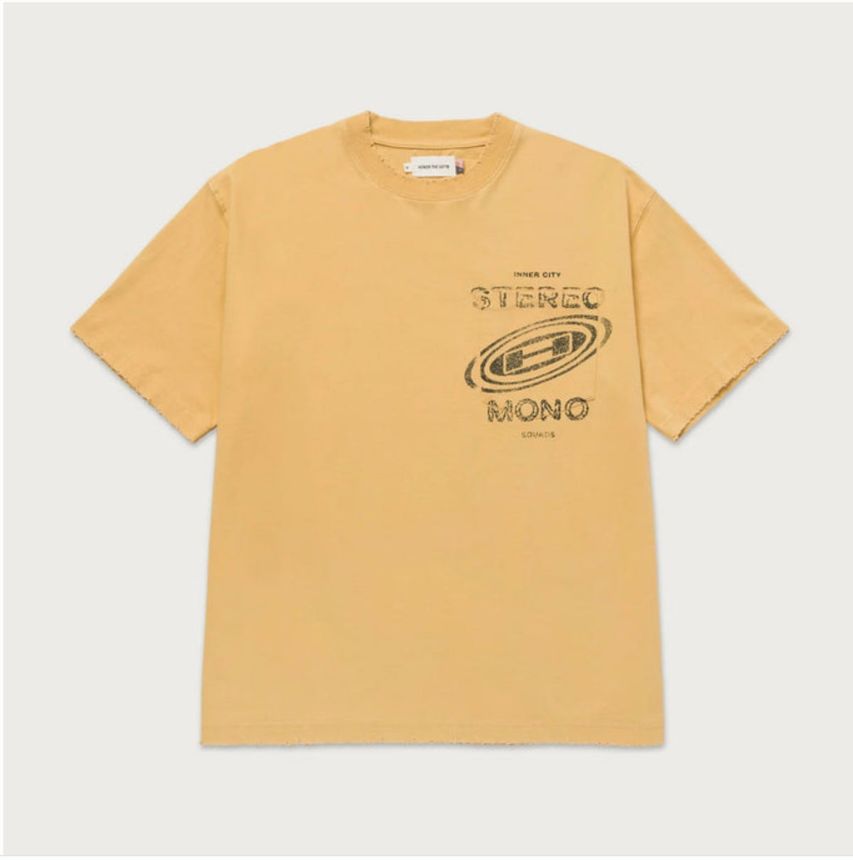 HONOR OF THE GIFT STEREO MONO TEE - YELLOW