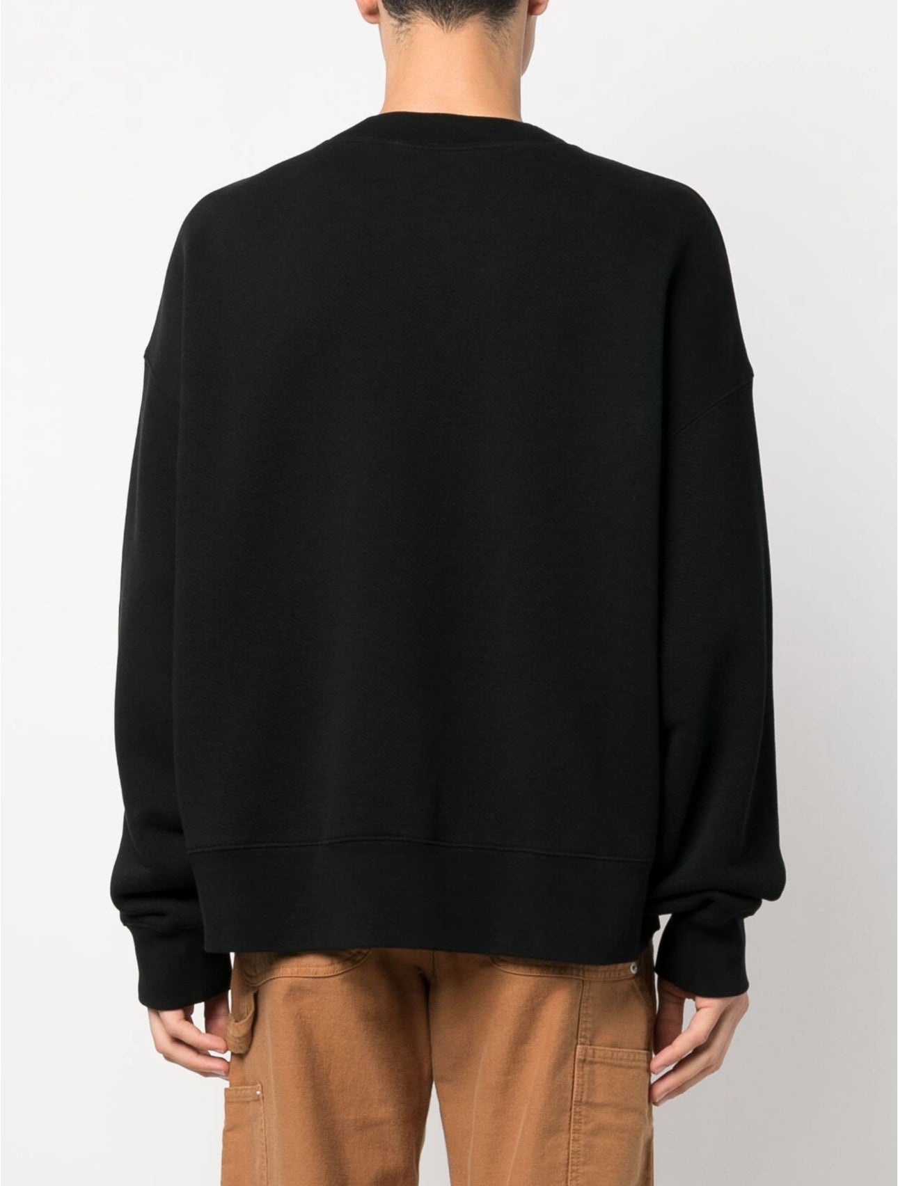 Palm Angels - logo-print organic cotton sweatshirt - PMBA026E23FLE0071001