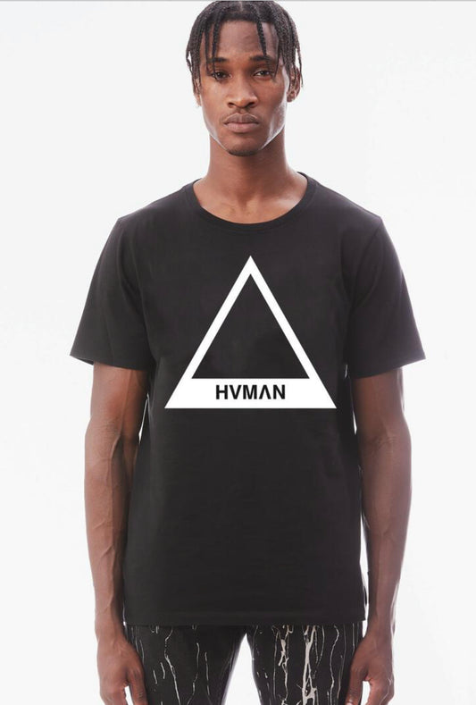 TRIANGLE BASIC LOGO CREW NECK TEE-38B0-T16A