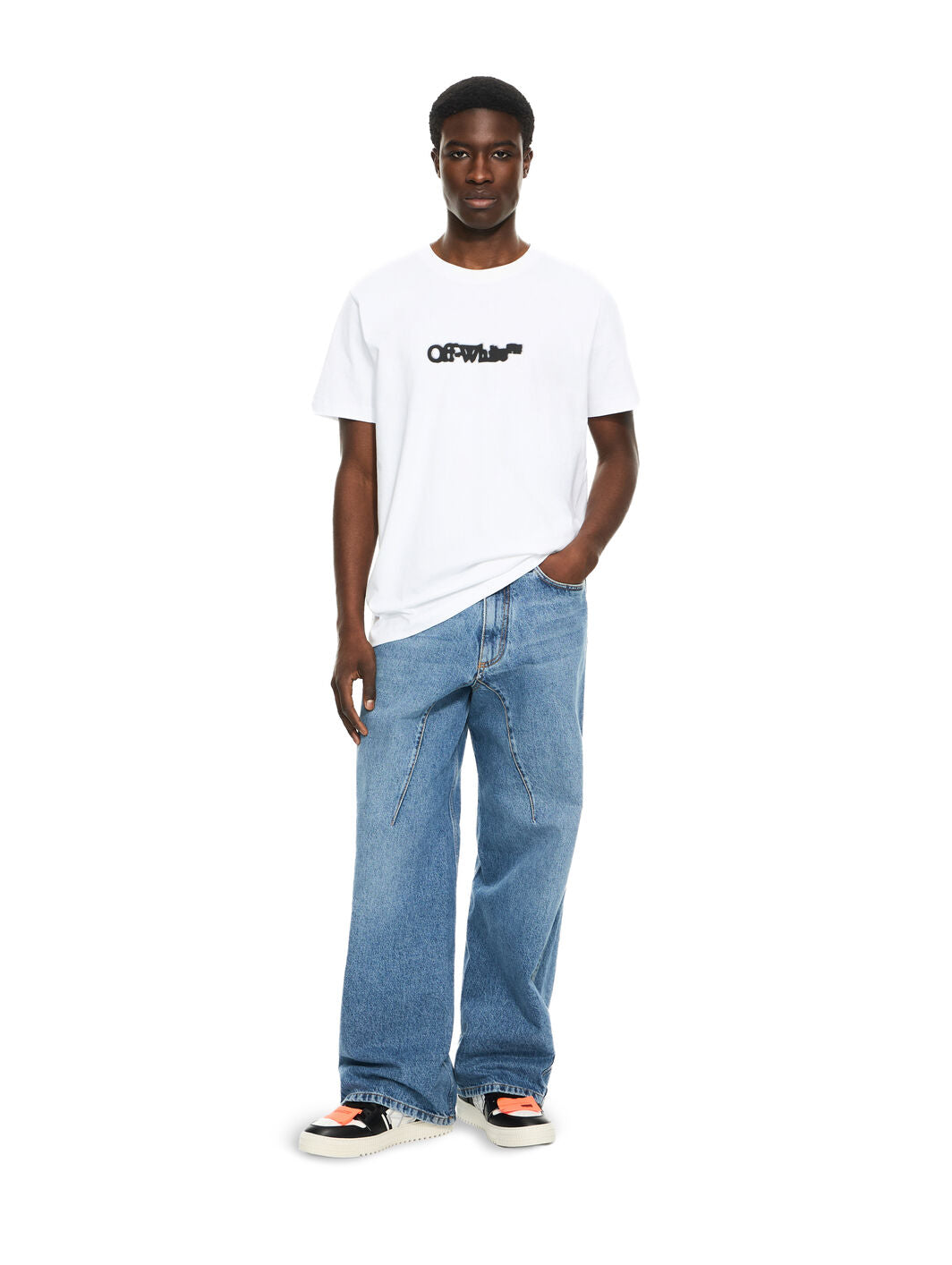 OFF-WHITE Cotton Vibe Arrows T-Shirt-44MAA120G5J0080110