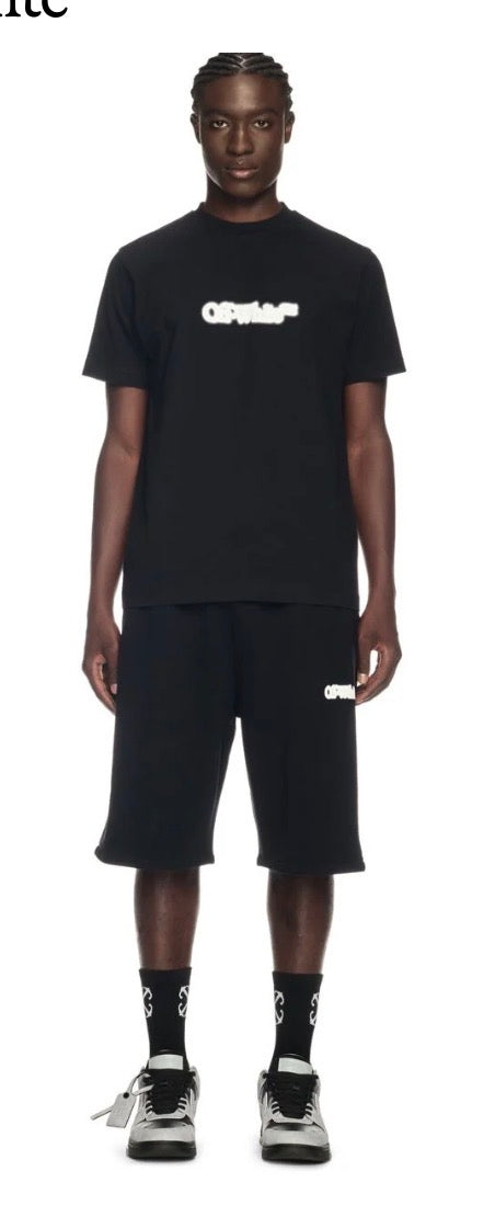 0FF-WHITE-SPRAY ARROW SLIM S/S TEE-44MAA027G5J00I1001