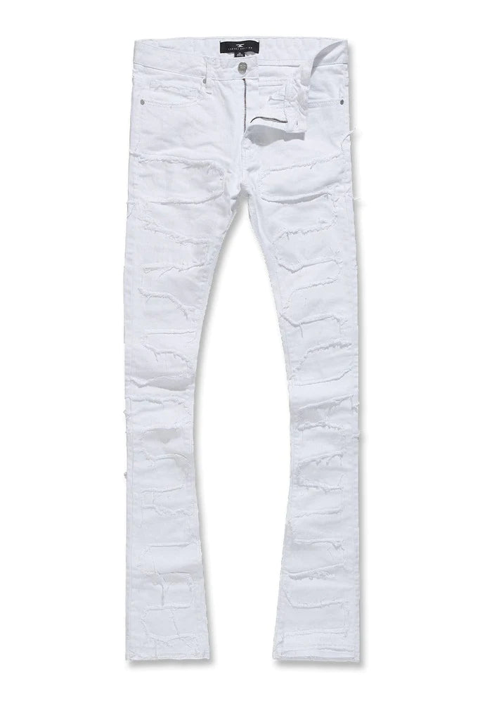 MARTIN STACKED - PYTHON DENIM-JTF1130