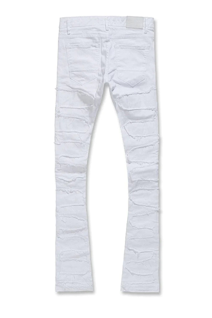 MARTIN STACKED - PYTHON DENIM-JTF1130