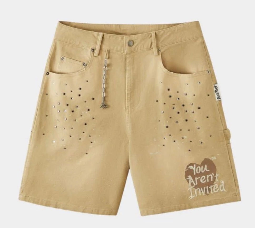 HYDE PARK  HYDE PARK AFTER WORK WEAR SHORTS 2.0 CANVAS – KHAKI | PREMIUM COTTON