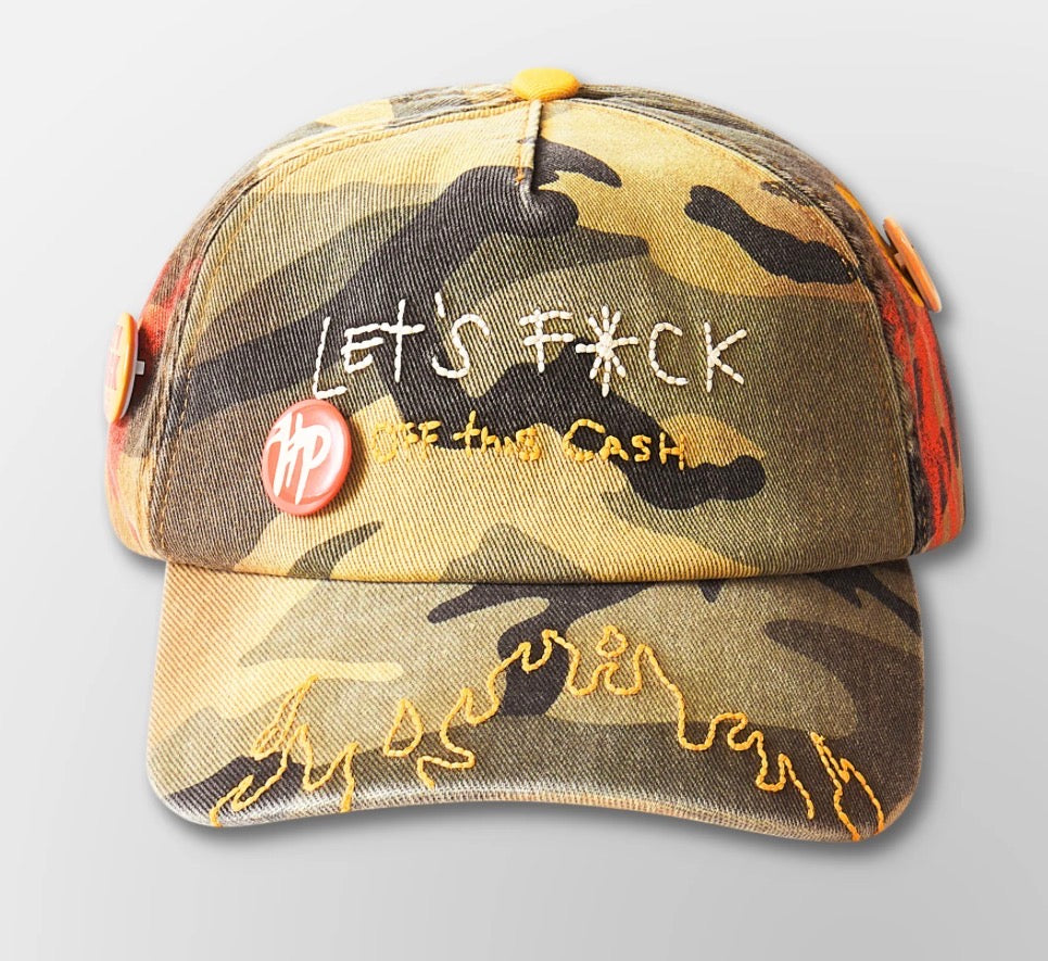 HYDEPARK-OFF THIS CASH CAP - GREEN CAMO
