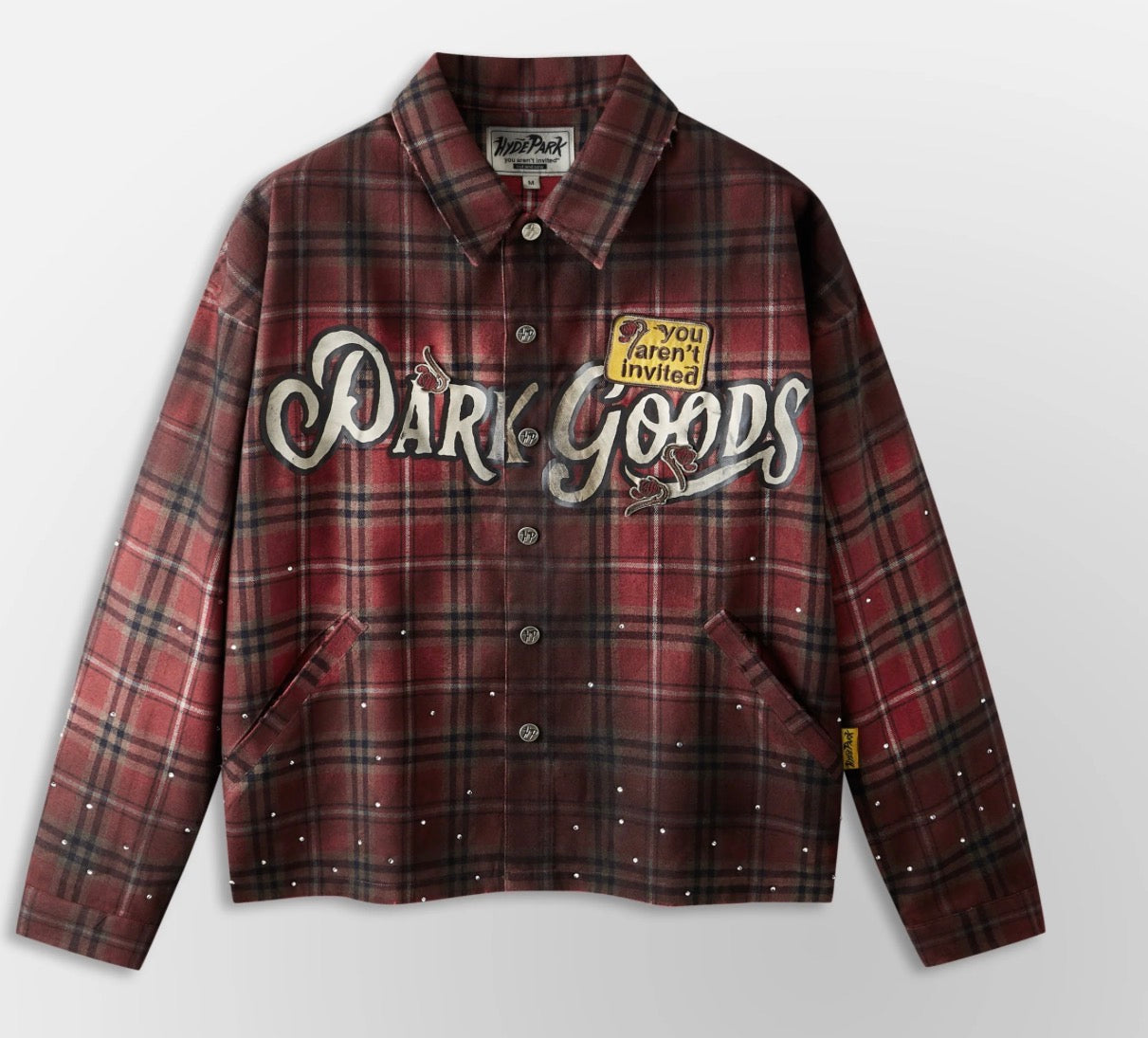 HYDE PARK-PARK GOODS FLANNEL LS SHIRT - RED