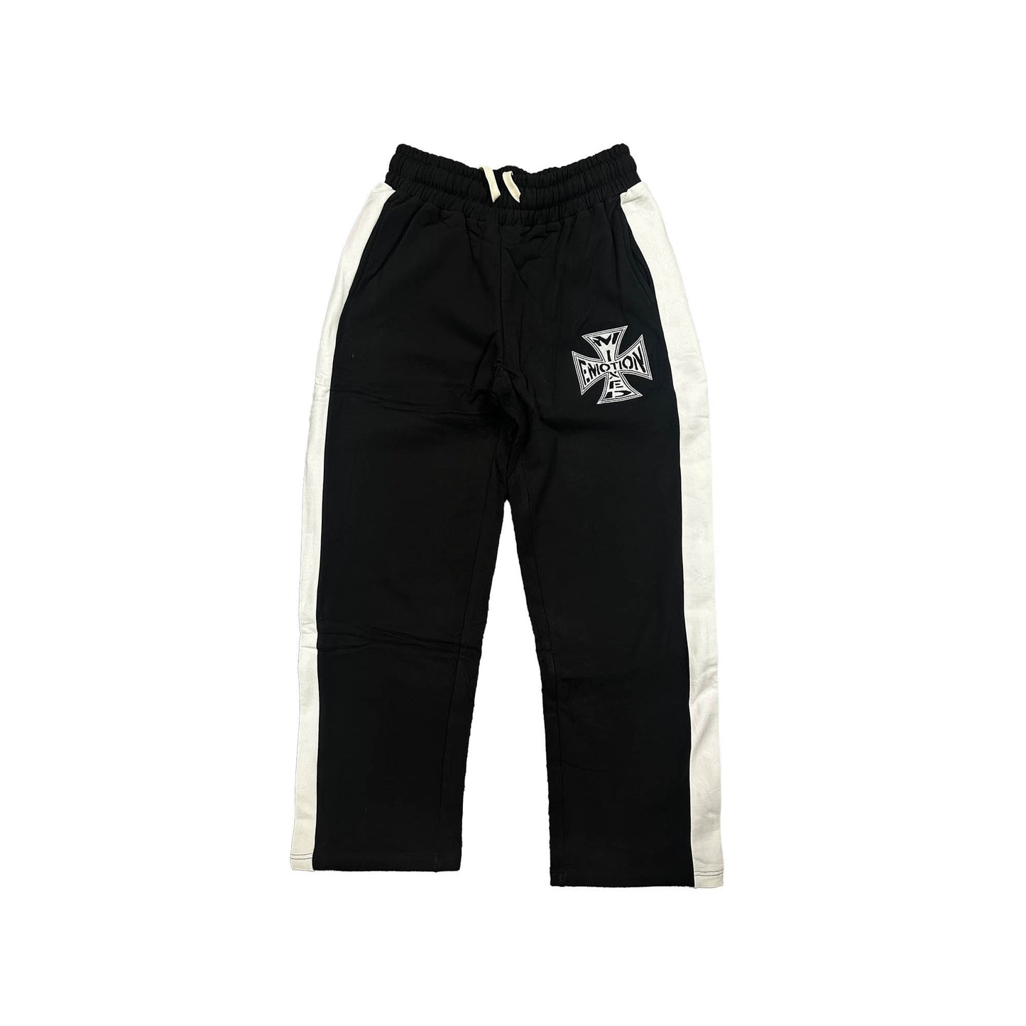 Black Mixed emotion“Quarter” Pants