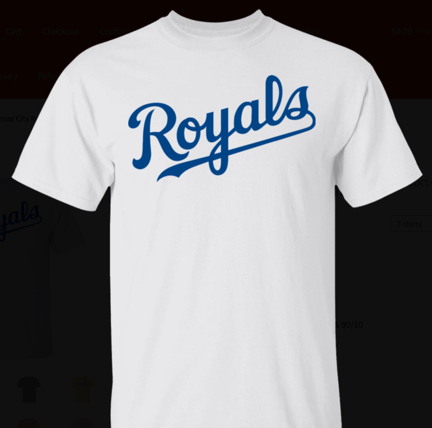 KANSAS CITY ROYALS TACKLE TWILL SJ TEE-LKR136147