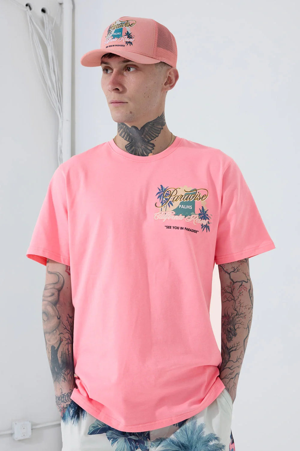 Jordan Craig Men's Paradise Palms T-Shirt-2074A