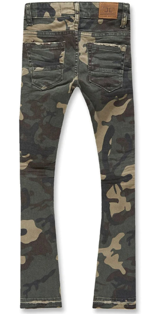 KIDS STACKED AMBUSH DENIM (WOODLAND)-JTF956RB