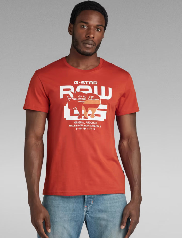G-NO GRAPHIC T-SHIRT  D24695-336-G052