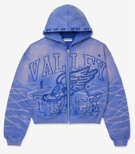 VALLEY-WILDFLOWER GARDEN ZIP UP HOODIE