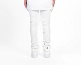 PHEELINGS  "MY PLEASURE" CARGO FLARE STACK DENIM