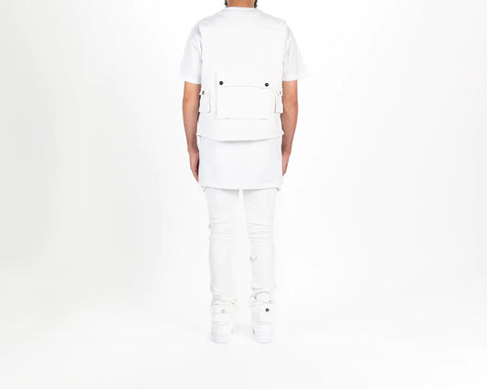 PHEELINGS  "MY PLEASURE" CARGO FLARE STACK DENIM