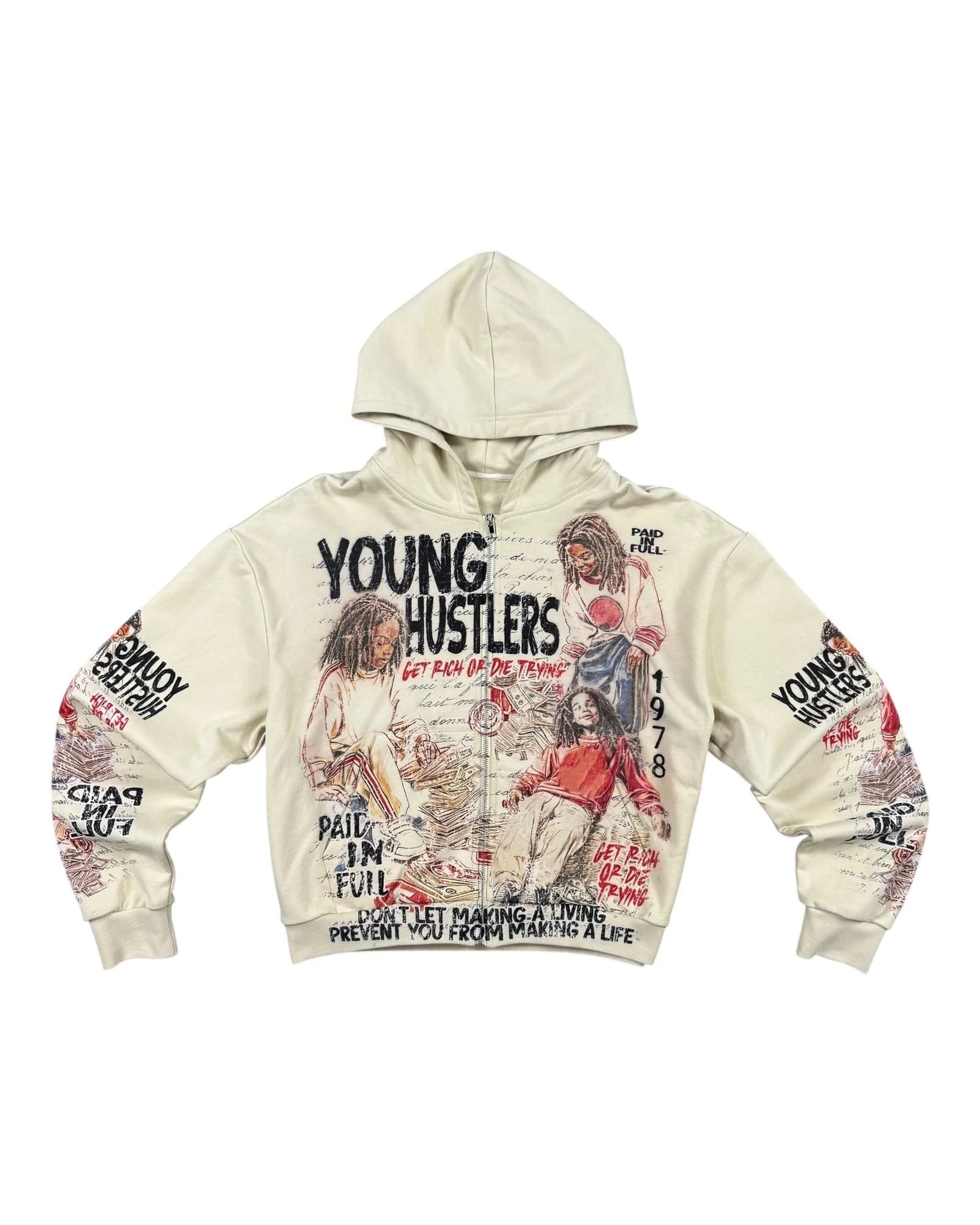 NME Hoodie - Beige - Dune - 1