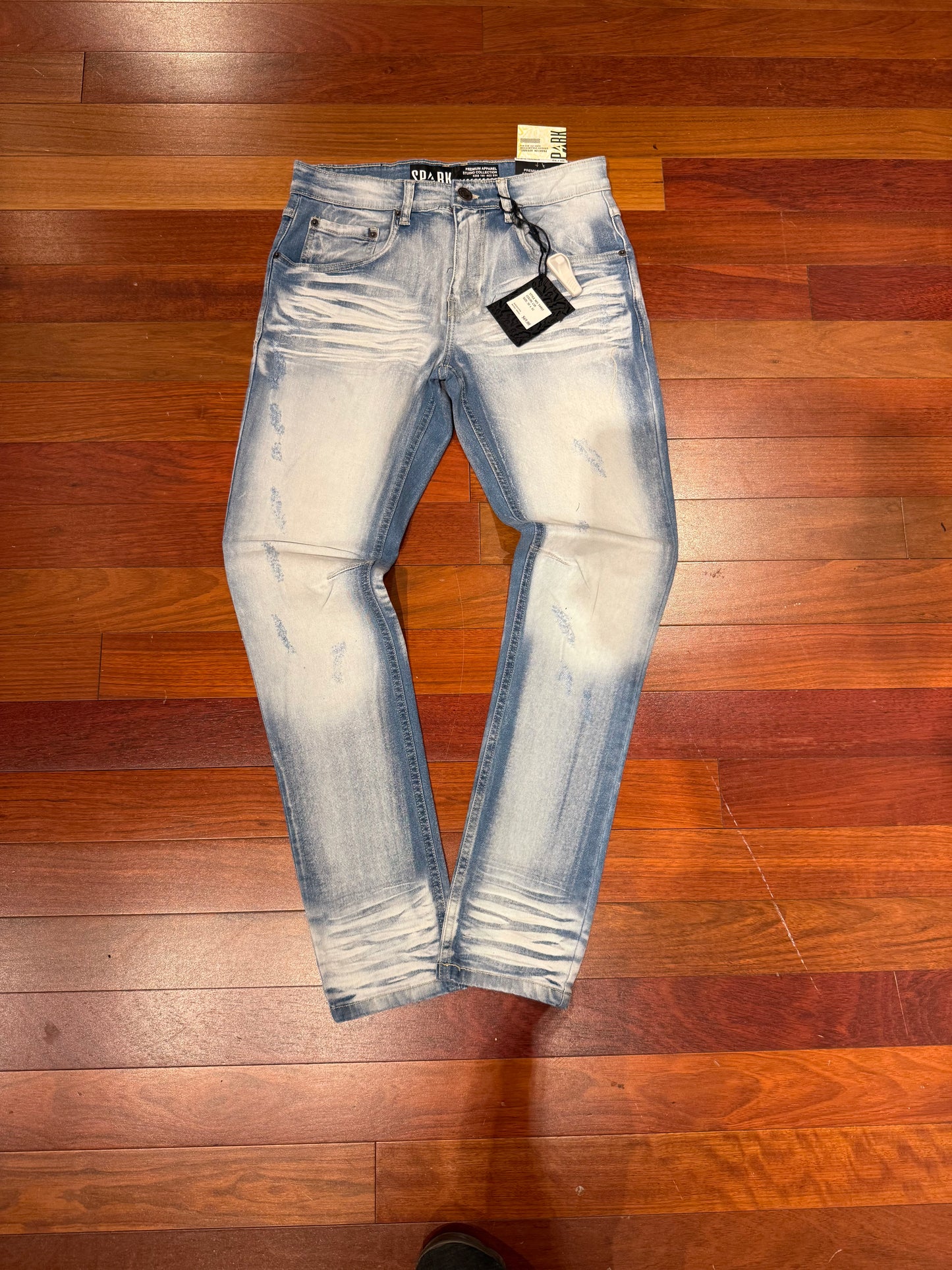 SPARK-SPARK Strech  L.T Sand Blast Denim-S4402