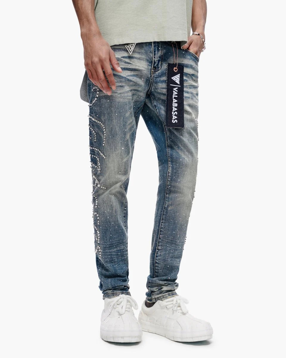 Valabasas LICIUM DARK BLUE SKINNY-VLBS-VJ2-1040