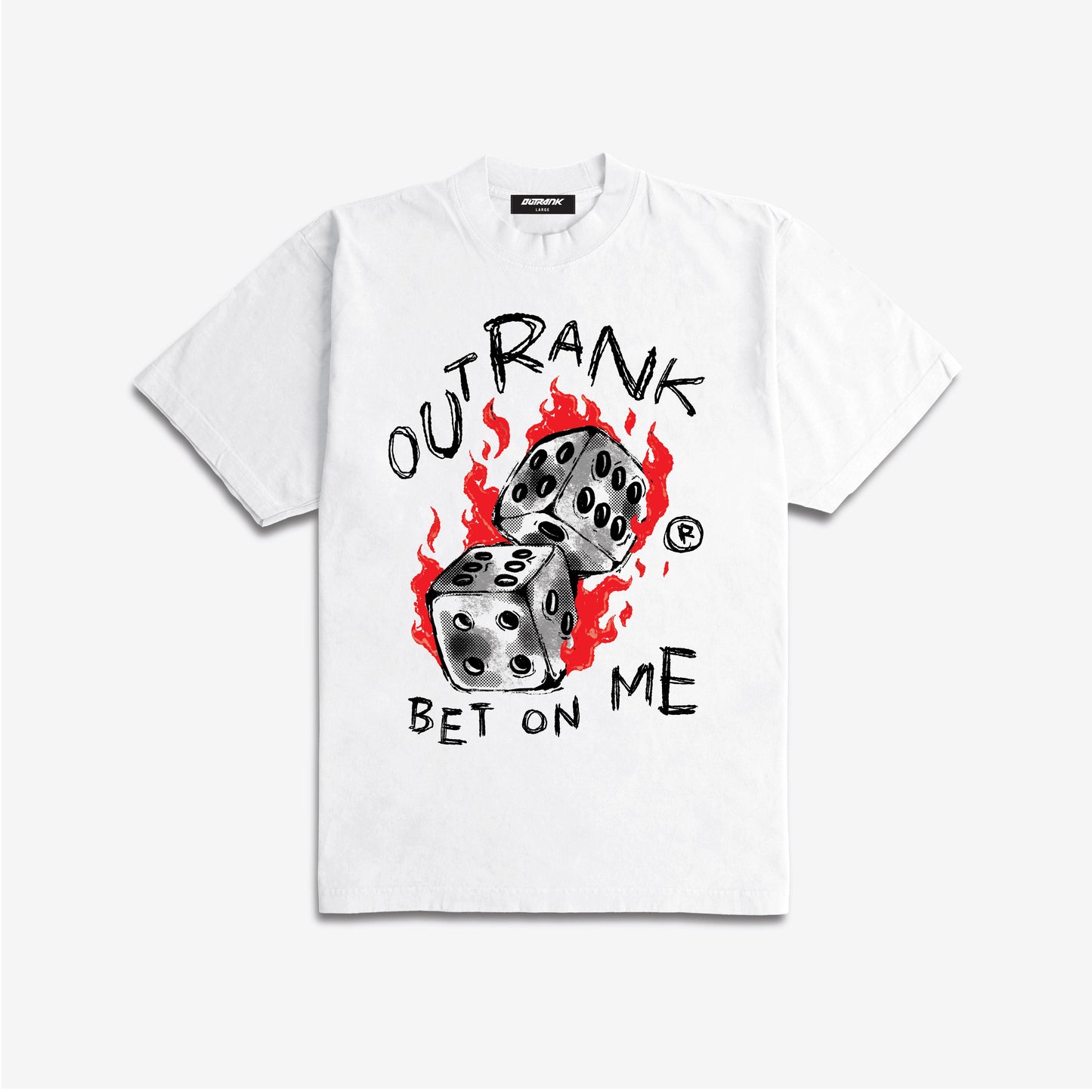 Outrank BET ON ME ULTRA HEAVYWEIGHT T-SHIRT