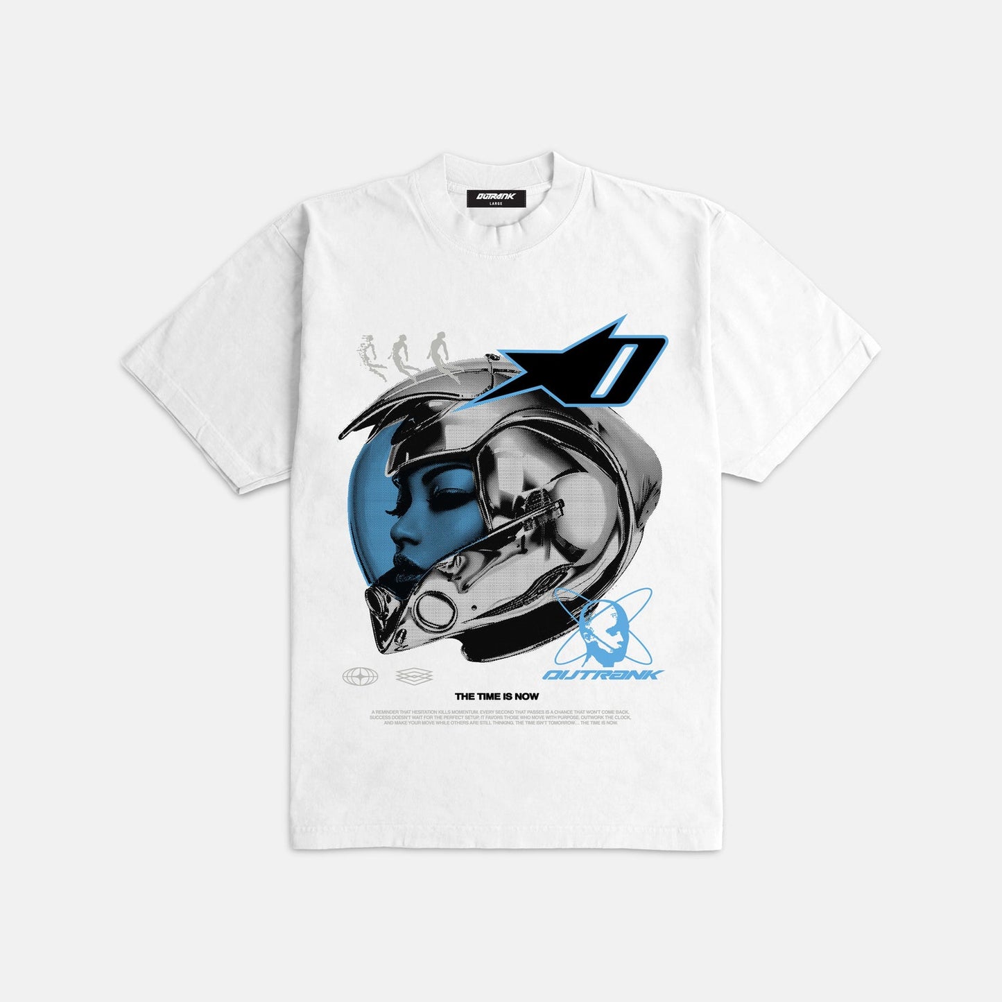 OUTRANK THE TIME IS NOW ULTRA HEAVYWEIGHT T-SHIRT