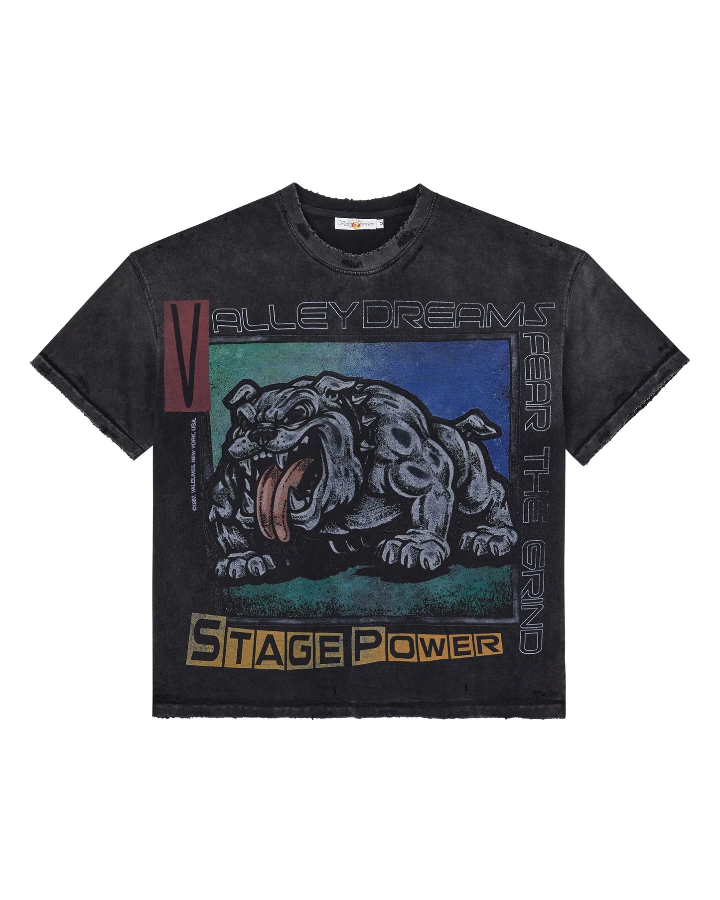 Valley forever BIG STAGE TEE [BLACK]