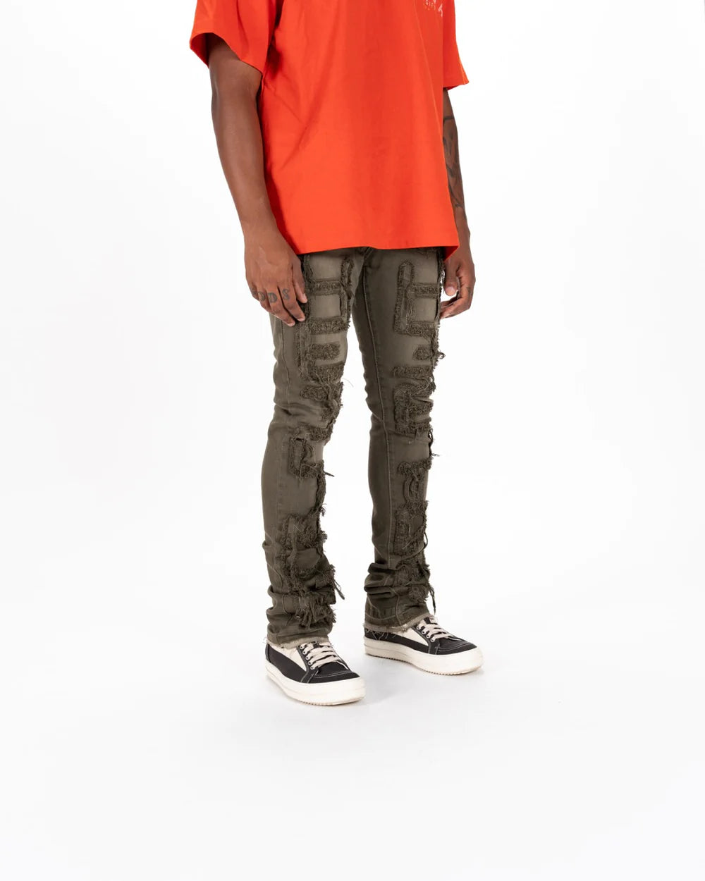 INSPIRED BY" FLARE STACK DENIM-PH-FW23-03