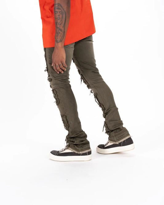 INSPIRED BY" FLARE STACK DENIM-PH-FW23-03