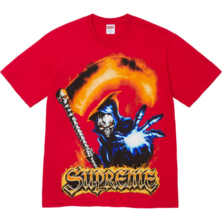 Supreme red grim reaper tee