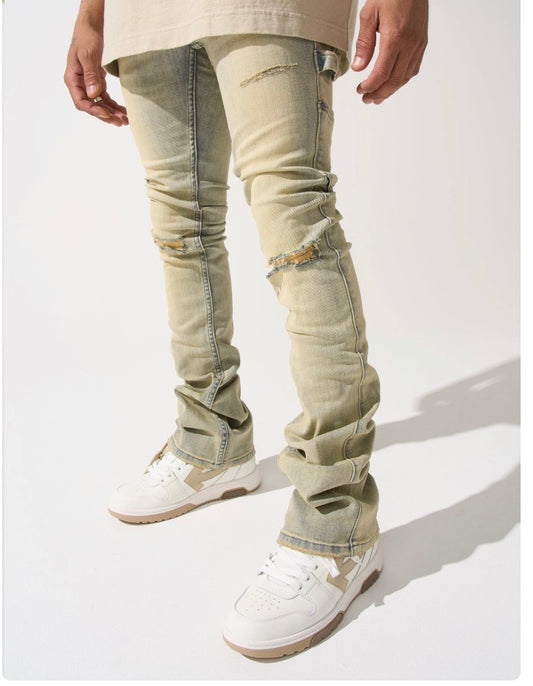SERENEDE CEDAR STACKED JEANS