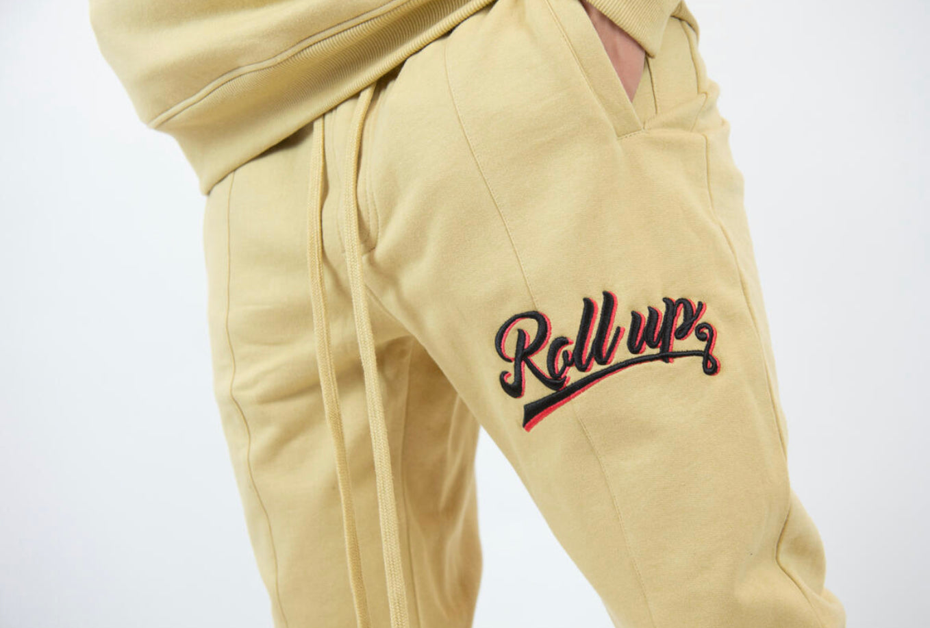 REBEL MINDS-ROLL UPS STACKED FLEECE PANT— 132-425