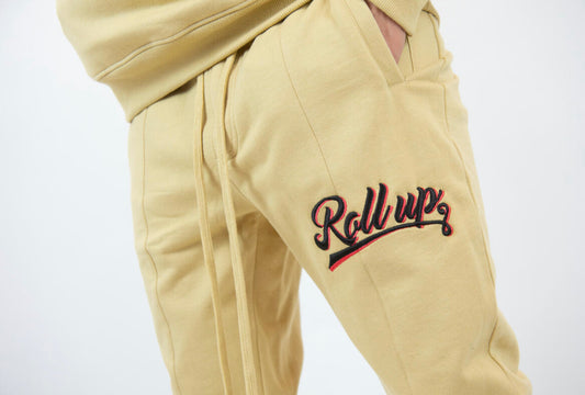 REBEL MINDS-ROLL UPS STACKED FLEECE PANT— 132-425