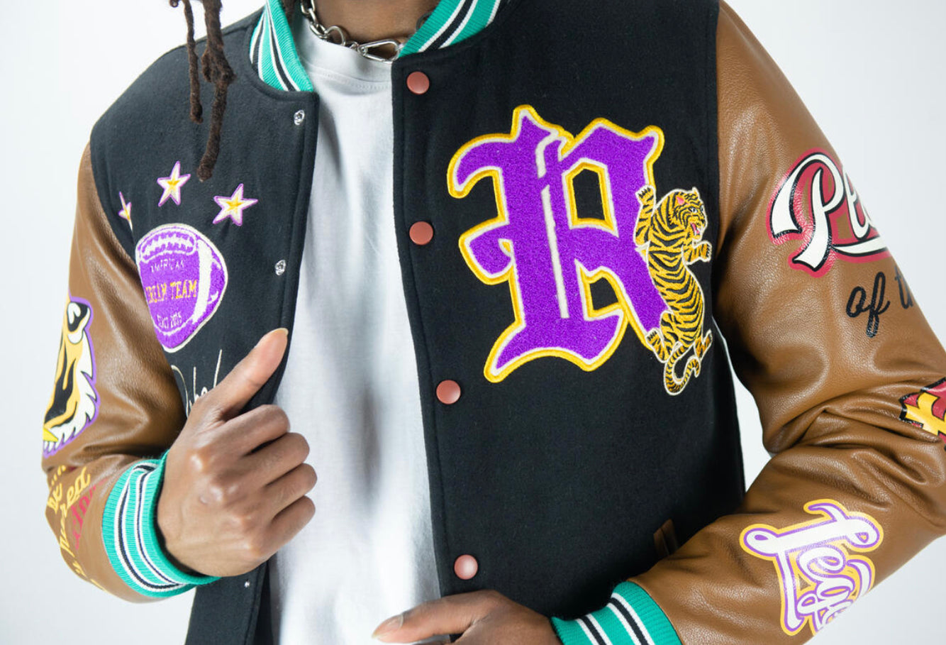 REBEL MINDS-STATE OF MIND VARSITY JACKE—132-547