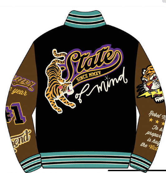 REBEL MINDS-STATE OF MIND VARSITY JACKE—132-547