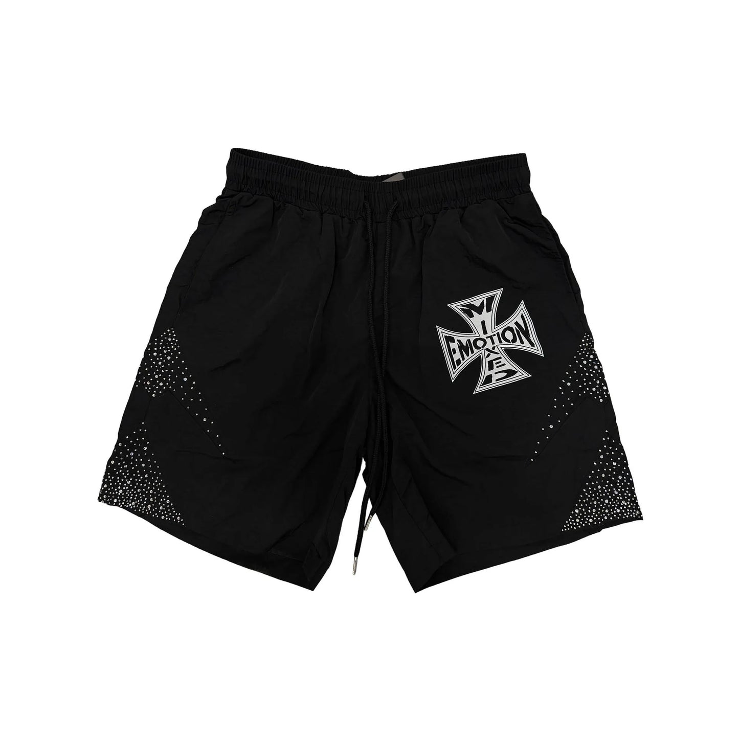 Mixed emotion Black ‘Classic’ Nylon Shorts