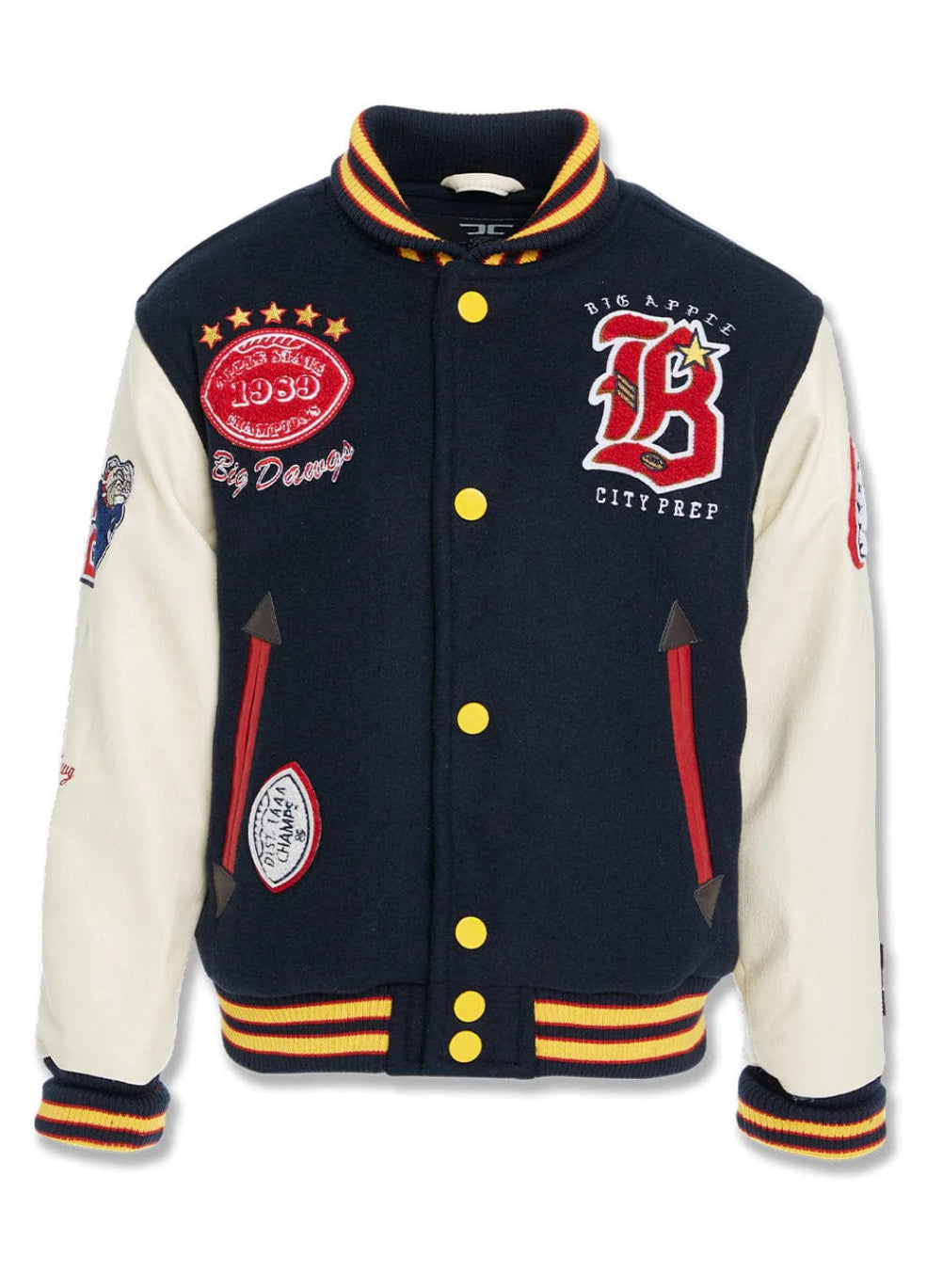 KIDS BIG DAWG VARSITY JACKET (CITY OF FOOTBALL)-91621B