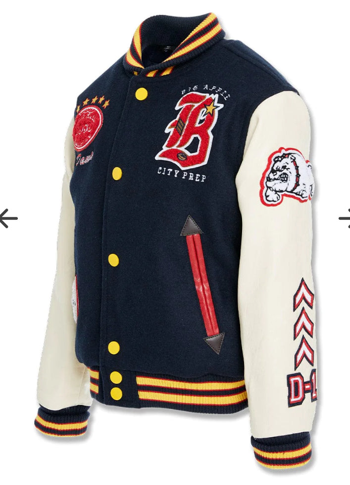 KIDS BIG DAWG VARSITY JACKET (CITY OF FOOTBALL)-91621B