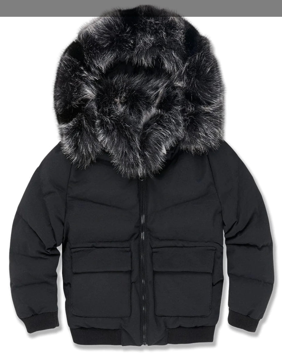 KIDS HOLLIS BOMBER JACKET (BLACK)-91541k