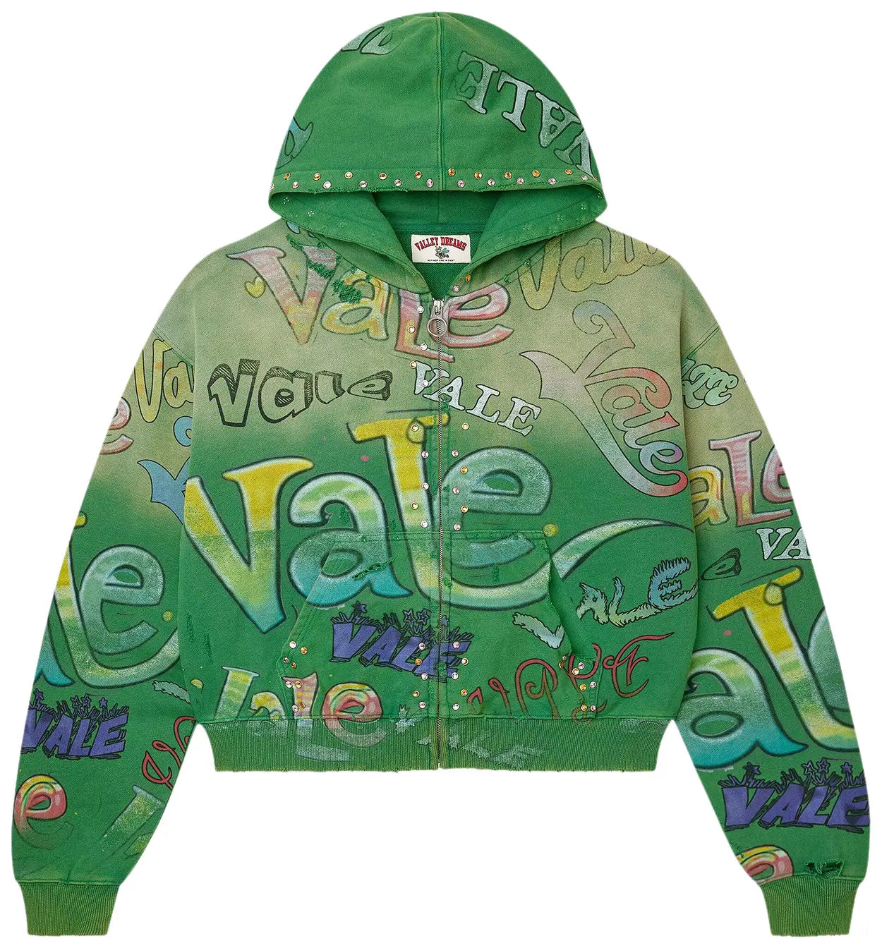 Vale Forever Spearmint Iceberg Zip Up 'Green'