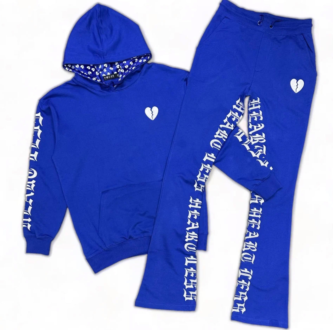 Focus - Heartless -sweatpants - Stacked Fleece - 80559