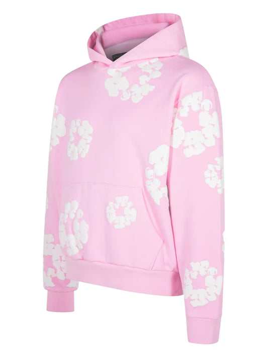 Denim Tears COTTON WREATH HOODIE POWDER PINK